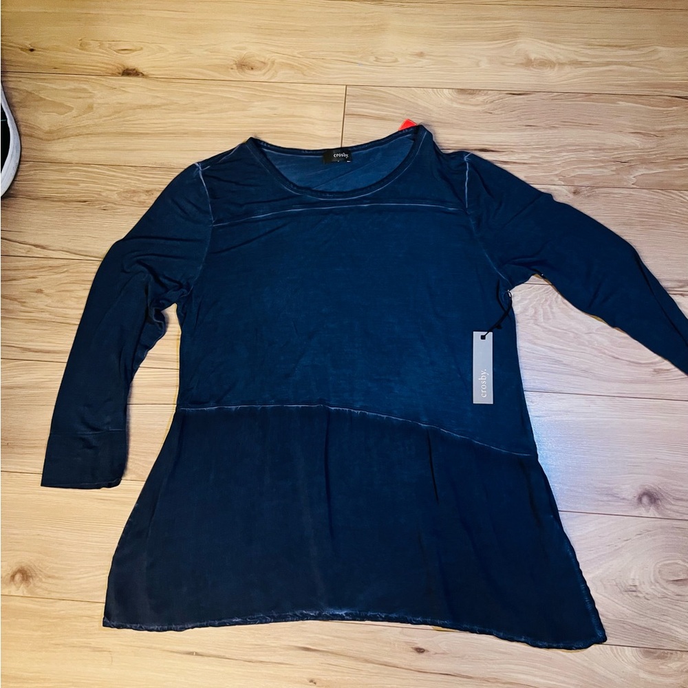 Crosby Deep Blue Top